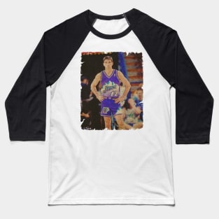 John Stockton - UTAH JAZZ #12 Baseball T-Shirt